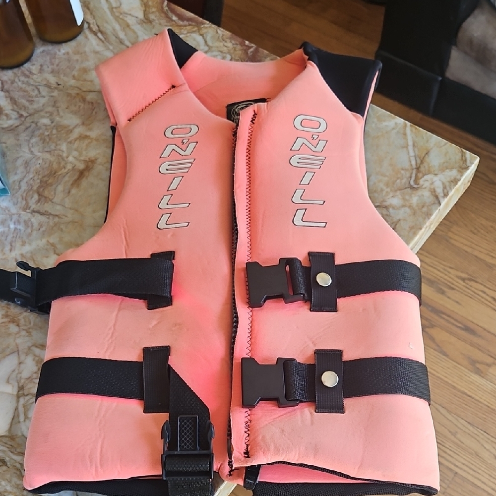 O'Neill Coral Life Jacket Vest with Black Buckles - M
